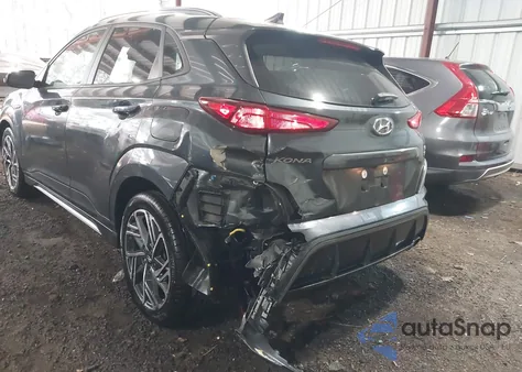 2022 Hyundai Kona N Line z USA, uszkodzony, nr VIN KM8K3CA31NU904994